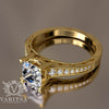 0.83ct Princess Cut Diamond Engagement Ring - 02US74